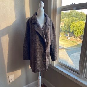 Oversized blazer coat